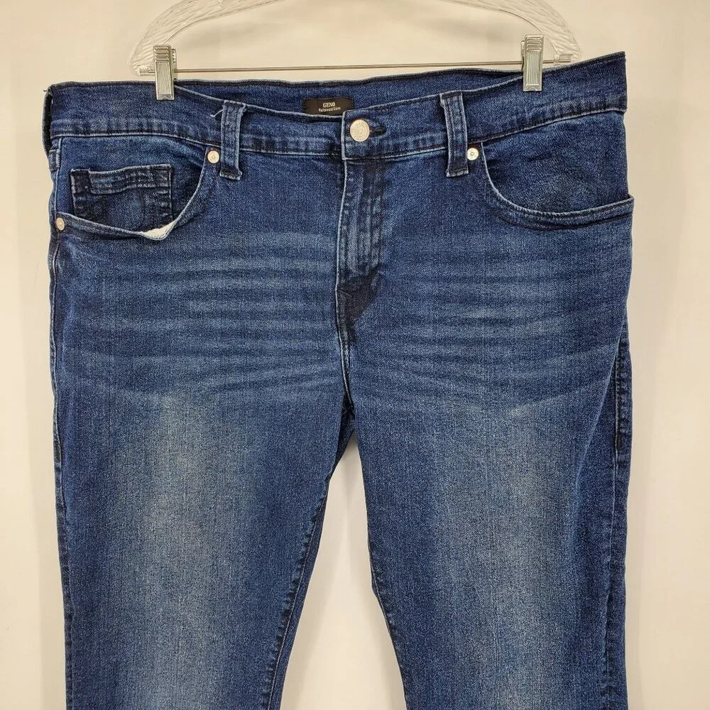 True Religion Geno Relaxed Slim Fit Men's Dark Wash Denim Jeans‎ Size 42